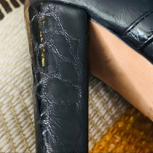 Kate Spade Scarlett Black Leather Mary Jane Heels - Picture 8 of 11